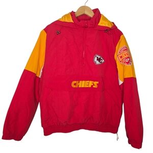 NFL Ultra Game Unisex Kansas City Chiefs Red Hooded Sideline Jacket Medium